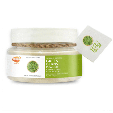 APĀPA Skin Exfoliating Green Bean Powder for Face & Body